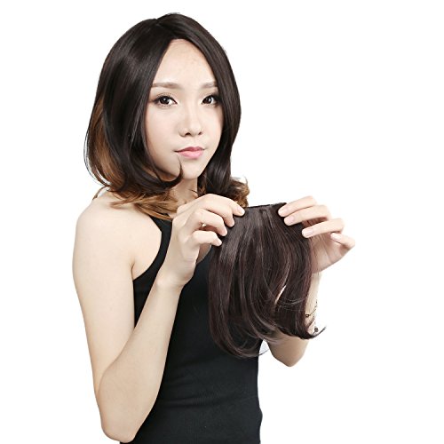 Peluca Neitsi® Pony densa, con clip, lisa, pelo sintético, 25 g, 1 pieza