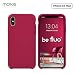 Produktbild Moxie Schutzhülle für iPhone XS Max [BeFluo] aus Silikon dünn und leicht für iPhone XS Max 6,5" Innenausstattung, Mikrofaser, stoßfest und Kratzfest, für iPhone XS Max - Himbeere