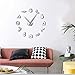 Produktbild KWYAN DIY Wanduhr Medizin Brust Trompete Pfeife Kompass Werkzeuge Room Decor Benutzerdefinierte Big Time Clock (Silber) 47inch