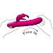 Produktbild XFJ Vibrator Louviva Hase Vibrator Medizinisch Silikon 7 Frequenzschwingung 3 Arten Drehen Stärke G-Punkt Mit Klitoris Stimulieren Leben Wasserdicht Rosa