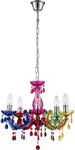 Impresionante Candelabro para Techo, Moderno y Multicolor por Haysoms