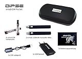 DIPSE Die E Zigarette / e Shisha Starterset - 2x eGo-T von mit 1100mAh Evod, CE4 und Ladestandsanzeige ohne Nikotin, 1er Pack (1 x 2 Stück) - 