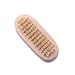 FUNLAVIE Wooden Nail Brush Natural Bristle, Shower Brush 3.66 Inches Long