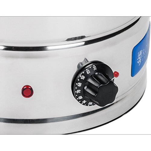 Royal Catering – RCWK 40L – Wasserkocher 40 Liter – 280 Tassen – max. 100 °C – 230 V – Zapfhahn – Füllstandskala - 3