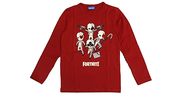 epic games Fortnite - Maglietta fortnite da 8 a 16 Anni - 8-Anni - Rosso :  Amazon.it: Abbigliamento