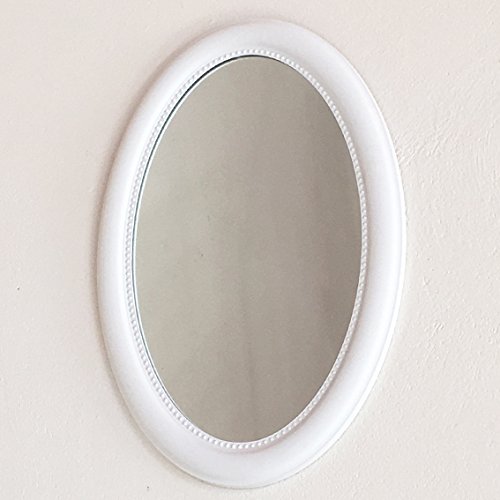 Wandspiegel OVALE 3 Farben 53 x 36 Shabby Vintage Nostalgie Landhaus (shabby grün) - 4