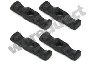 SATOHA 4X Large Turn Button Latch 2.5" 63mm Black Shed Spin Catch Rabbit Hutch Gate