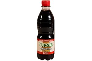 MAHNUR Acili Şalgam Suyu – Spicy Turkish Fermented Turnip Juice with Purple Carrot | Traditional Turkish Drink, Vegan, Bold Flavour, Non-Alcoholic Beverage. (300ml, Pack of 1)