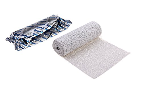 24 Rollen Gipsbinden 15 cm x 2,7 m insg. 64,8 Meter Babybauch Gipsabdruck tauchfertig von Romed