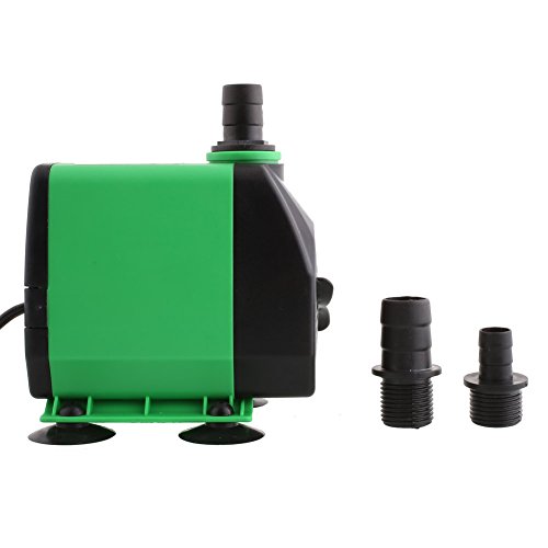 DECKEY 220V-240V 24W Tauchpumpe Teichpumpe Aquarienpumpe Tauchmotorpumpe Förderpumpe Wasserpumpe Abwasserpumpe Gartenpumpe 3000L/H - 5