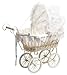 Produktbild Puppenwagen, Weiß mit Spitze