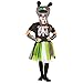 Produktbild TecTake dressforfun Süßes Kinder Girlie Zombie Skelett Kostüm mit Kopfbedeckung und Handstulpen (10-12 Jahre | Nr. 300007)