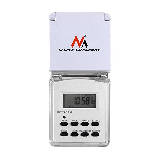 Maclean Energy - Maclean MCE08 Minuterie numérique Externe 10 programmes