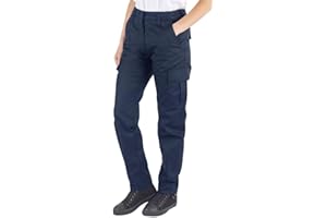 Lee Cooper Women's Workwear Heavy Duty Easy Care Multi Pocket Work Safety Classic Cargo Pants Trousers