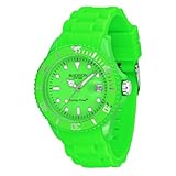 Madison New York Unisex-Armbanduhr Candy Time Neon Green Analog Quarz Silikon U4503-49