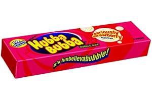 WRIGLEY'S Hubba Bubba Bubble Gum (Seriously Strawberry) - 24 Pack