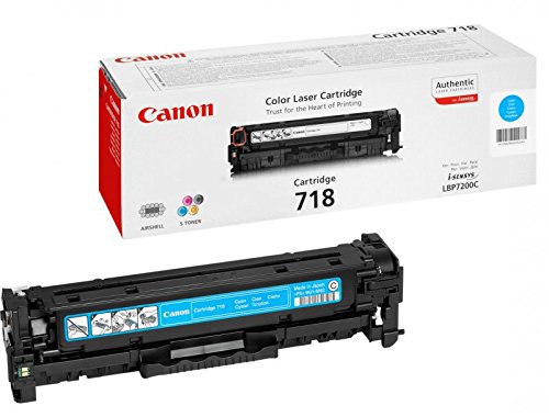 Original Canon I-Sensys 718 Tonerkartuschen-Pack, Cyan, Magenta, Gelb, Schwarz, Lasertonerkartuschen, 2660B002/2662B005/2659B002/2661B002 Für LBP7200Cdn / MFC8330 / LBP8350CDN – Braune Box - 3
