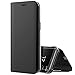 Price comparison product image Galaxy A8 2018 Case, Clear Standing Flip Translucent [Metal Electroplating Technology] [Mirror Flip Folio Cover] Full-body Protective [Anti-Scratch] Case For Samsung Galaxy A8 2018 (BLACK)