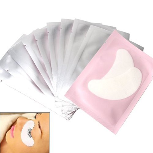Generic 10/30/50/100pcs Under Eye Pads Patch Taps for DIY False Eyelash Lashe Extension Makeup (10pcs)