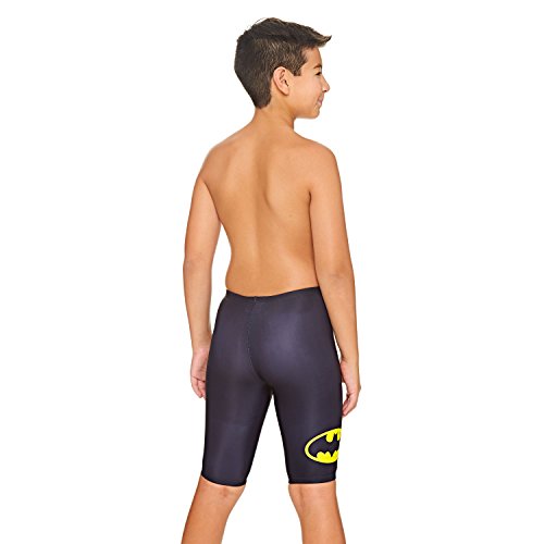 Zoggs Kids DC Super Heroes Batman Printed Swimming Goggles - Black/Yellow/Blue, 0-6 Years