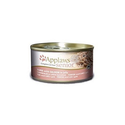 Preisvergleich Produktbild Applaws Katze Dose Thunfisch Mit Lachs In Einem Weichen Gelee (70G)