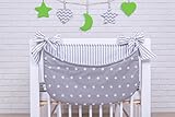 Amilian Betttasche Spielzeugtasche Design30 Babybetttasche Windelntasche Spielzeughalter für Kinderbett NEU