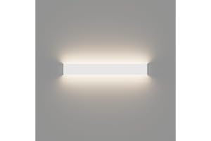 Klighten Applique da Parete Interno Moderno LED 71CM Lampada da Parete 24W Bianco Naturale 4500K Lampada da Muro per Camera da Letto Soggiorno Corridoio Scale (Bianco)