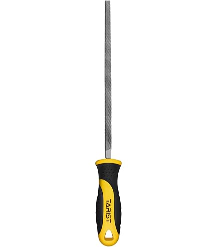 8 Inch Square Metal File - High Carbon Steel With PVC Handle, For Wood, Metal, Stone, DIY Sharpening & Shaping