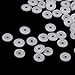 Resin Snap Fasteners Buttons Poppers 10.7mm Pack of Approx.100 Sets White
