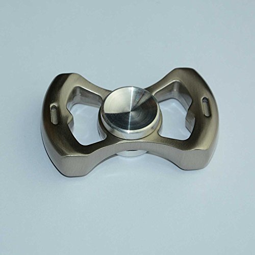 Fidget Spinner With Brass Finger Spinner Fingertips Hand Spinner Gyro toy Silver
