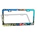 Produktbild FunnyCustom License Plate Frame Colorful Coral Reef Fish Sea Turtle Unique Aluminum License Plate Set Metal Tag Holder 12 x 6 Inch 2 Packs