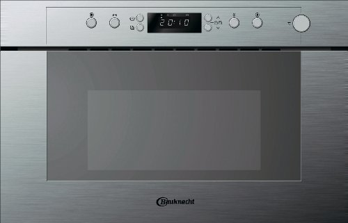 Bauknecht EMSP 9238 PT Einbau-Mikrowelle / 22 L / 750 W / Edelstahl /  ProTouch/Easy Clean / Rapid Defrost / inkl. Dampfgarbehlter