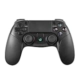 Kompatibel mit PS4 / PS3 / PC: Dieser Controller unterstützt PS3 / PS4-Konsolen und PC-Computer. Kompatibel mit drahtloser PS4-Controller-Bluetooth-Verbindung, kompatibel mit PS3 / PS4-Spielen wie Game Pad.