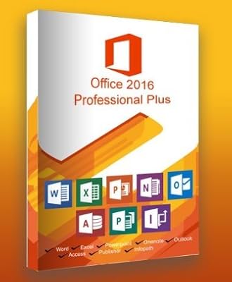 Microsoft Office 2016 Professional Plus - Digital Licence & Download - No Disc