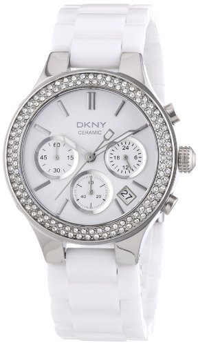DKNY Damen-Armbanduhr Chronograph Quarz Keramik NY4985 DKNY Damen-Armbanduhr Chronograph Quarz Keramik NY4985