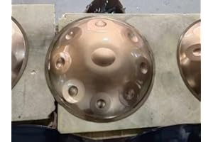 onlyfly Handpan Handpan Drum 9 Note 432Hz Re Minore 22" con Set Regalo in Bronzo
