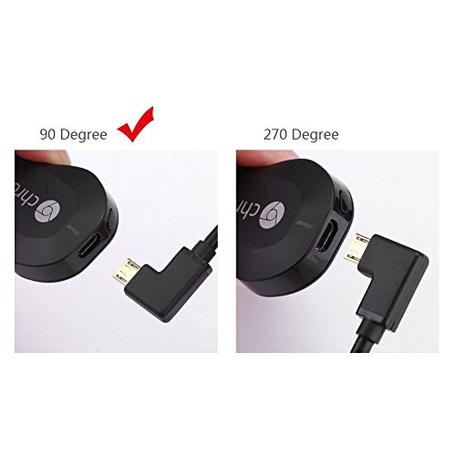 TV Stick Kabel UGREEN Micro USB 90 Grad Kabel Winkelstecker Stromkabel für Chromecast,TV Stick,Roku Streaming Stick und so weiter - 6