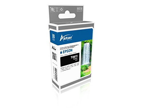 Preisvergleich Produktbild Astar AS15611 Tintenpatrone kompatibel zu EPSON T0611, 280 Seiten, schwarz