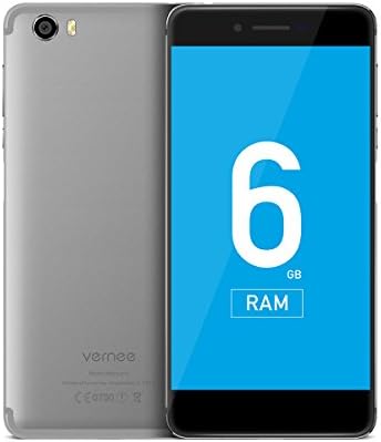 Vernee Mars Pro 4G LTE SIM-Free Unlocked Smartphone Android 7.0 5.5 '' AMOLED screen MT6757T Octa Core 2.5GHz 6GB RAM 64GB ROM Dual Rear Camera (13MP + 5MP) 7.6 mm Slim supported OTG Type C GPS Fingerprint unlock mobile phone