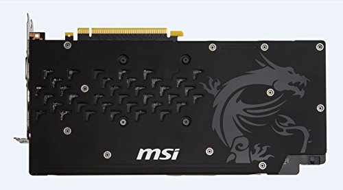 MSI GeForce GTX 1060 Gaming X 6G - Tarjeta gr  fica  refrigeraci  n Twin Frozr Vi  Backplate  LED RGB  6 GB Memoria GDDR5  VR Ready 