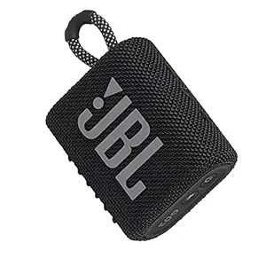 (Renewed) JBL GO3 Wireless Bluetooth Portable Speaker (Black)