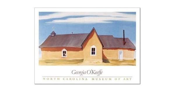 Smart Art - 'Cebolla Church, 1945 ' By Georgia O'keeffe - Fine Art Print  33X25 Inches : Amazon.in: Home & Kitchen
