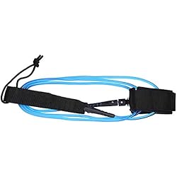 Leash Planche Surf Câble Traction 6 Pieds Stand Up Cordon de Sécurité Paddle Pagaie Pont ( Couleur : Bleu )