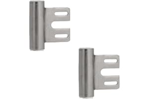 CK-TUERBESCHLAEGE 2 Stck. Spezialrahmenteil für 3-tlg. Bänder, Stahlzarge für Glastürbeschläge