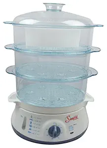 shinestar Fs_024 400-Watt Food Steamer (White)