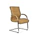 Produktbild AMSTYLE Freischwinger MILANO Besucherstuhl Bezug Kunstleder Caramel Schwingstuhl XXL Chrom 120kg Kon