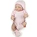 Produktbild ECMQS Reborn Neugeborenen Baby Realike Puppe, handgemachte Lebensechte Silikon Vinyl gewichteten Lebendige Puppe für Kleinkind Geschenke 11inchs