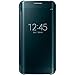 Produktbild Samsung Handyhülle Schutzhülle Protective Case Cover mit Clear View Klarsicht Cover für Galaxy S6 Edge, grün