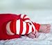 juDanzy Newborn Baby Leg Warmers (Newborn-15 Pounds)(Red & white stripe) Color: Red & white stripe (Baby/Babe/Infant - Little ones)