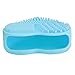 Produktbild Rosennie Kieselgel Herzförmiges Ei Bürsten Silikon Mode Egg Reinigungshandschuh Make-Up Waschbürste scrubber Tool Cleaners Pinsel Reinigung Pinselreiniger Brush Weich Zahnbürste Cleaner (Himmelblau)